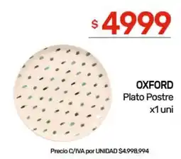 Nini Mayorista Oxford plato postre oferta