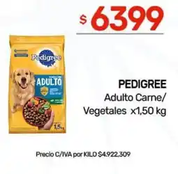Nini Mayorista Pedigree adulto carne/ vegetales oferta
