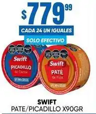 Maxi Ofertas Swift - pate/picadillo x90gr oferta