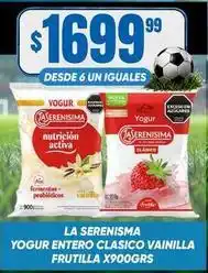 Maxi Ofertas Yogur entero clasico vainilla frutilla oferta