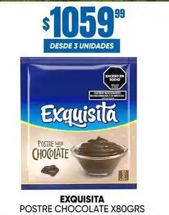 Maxi Ofertas Exquisita - postre chocolate x80grs oferta