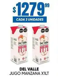 Maxi Ofertas Del valle - jugo manzana x1lt oferta