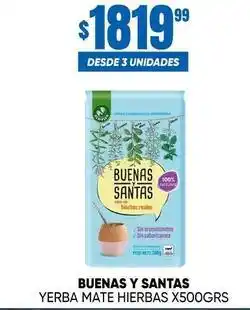 Maxi Ofertas Buenas y santas - yerba mate hierbas oferta
