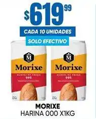 Maxi Ofertas Morixe - harina de trigo 000 x1kg oferta