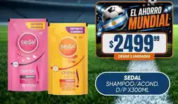 Maxi Ofertas Sedal - shampoo/acond oferta