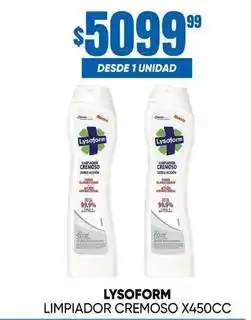 Maxi Ofertas Lysoform - limpiador cremoso oferta
