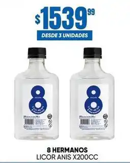 Maxi Ofertas 8 hermanos - licor anis x200cc oferta