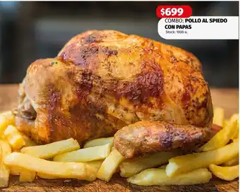 Hipermercado Libertad Combo: Pollo Al Spiedo Con Papas oferta