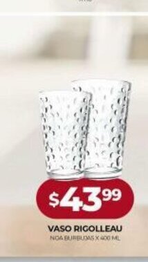 Supermercados Tadicor Vaso Rigolleau 400ml oferta