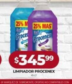 Supermercados Tadicor Limpiador Procenex oferta