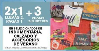 Supermercados Vea En Seleccionados De Indumentaria, Calzado Y Accesorios De Verano oferta