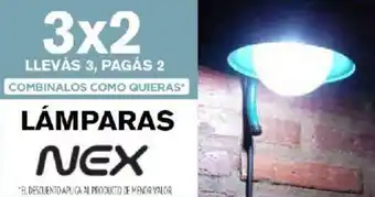 Supermercados Vea Lámparas Nex oferta