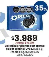 Coto Oreo - galle tita s rellenas con crema sabor original oferta