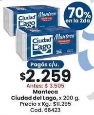 Coto Ciudad del lago - manteca oferta