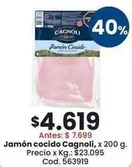 Coto Cagnoli - jamón cocido oferta