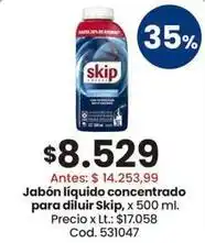 Coto Skip - jabón líquido concentrado para diluir oferta