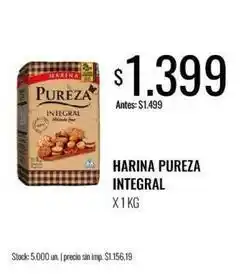 Supermercados Tadicor Pureza - harina integral oferta