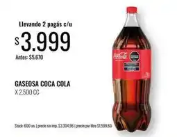 Supermercados Tadicor Coca cola - gaseosa oferta