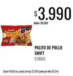 Supermercados Tadicor Swift - palito de pollo oferta