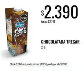 Supermercados Tadicor Tregar - chocolatada oferta