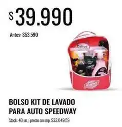 Supermercados Tadicor Bolso kit de lavado para auto oferta