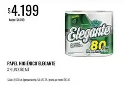 Supermercados Tadicor Elegante - papel higiénico oferta