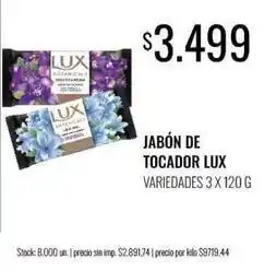Supermercados Tadicor Lux - jabón de tocador oferta