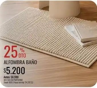 Supermercados Tadicor Alfombra baño oferta