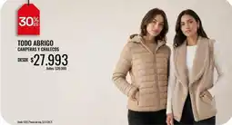 Supermercados Tadicor Todo abrigo camperas y chalecos oferta