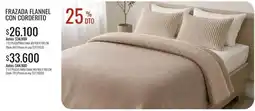 Supermercados Tadicor X$ - frazada flannel con corderito oferta