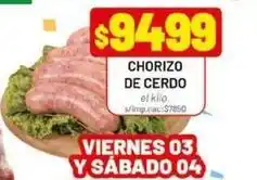 Almacor Chorizo de cerdo oferta