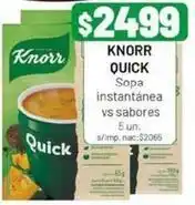 Almacor Knorr - sopa instantánea oferta