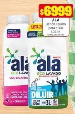 Almacor Ala - jabón líquido concentrado para diluir oferta