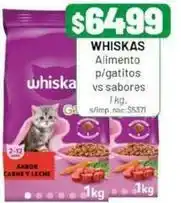 Almacor Whiskas - alimento p/gatitos vs sabores oferta