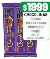 Almacor Chocolinas - chocolinas galleta dulces secas chocolate negro oferta