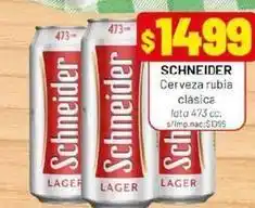 Almacor Schneider - cerveza rubia clásica oferta