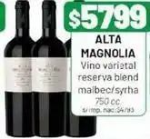 Almacor Vino varietal reserva blend malbec/syrha oferta