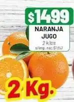 Almacor Naranja jugo oferta