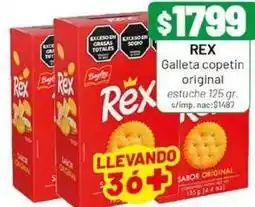 Almacor Rex - galleta copetin original oferta