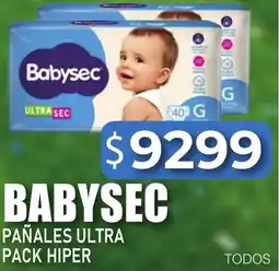 Masivos Babysec pañales ultra oferta