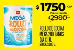 Supermercados DIA Dia mega rollo de cocina oferta