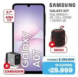 Naldo Lombardi Samsung galaxy A07 oferta