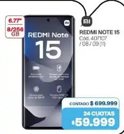 Naldo Lombardi Redmi note 15 oferta