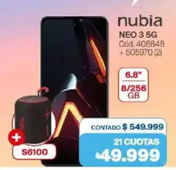 Naldo Lombardi Nubia neo 3 5G oferta