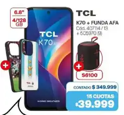 Naldo Lombardi Tcl K70 + funda afa oferta