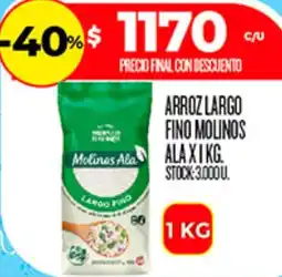 Supermercados DIA Molinos ala arroz largo fino oferta
