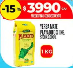 Supermercados DIA Playadito yerba mate oferta
