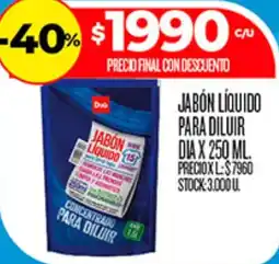 Supermercados DIA Dia jabón líquido para diluir oferta