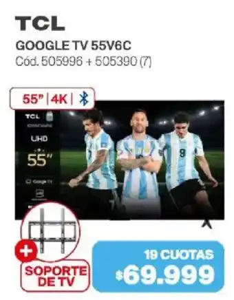 Naldo Lombardi TCL GOOGLE TV 55V6C oferta