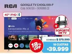 Naldo Lombardi Rca google tv 40" oferta
